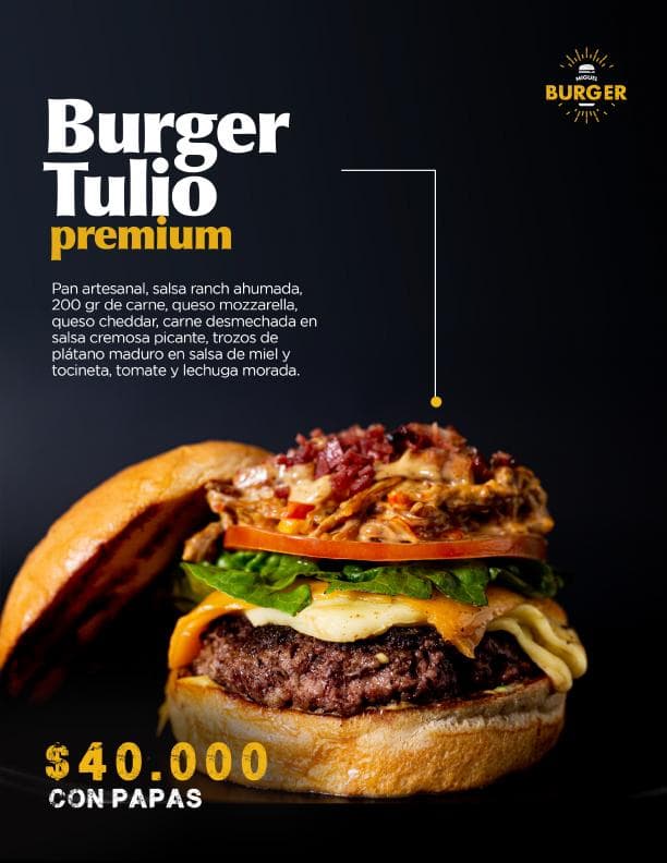 Burger Tulio Premium
